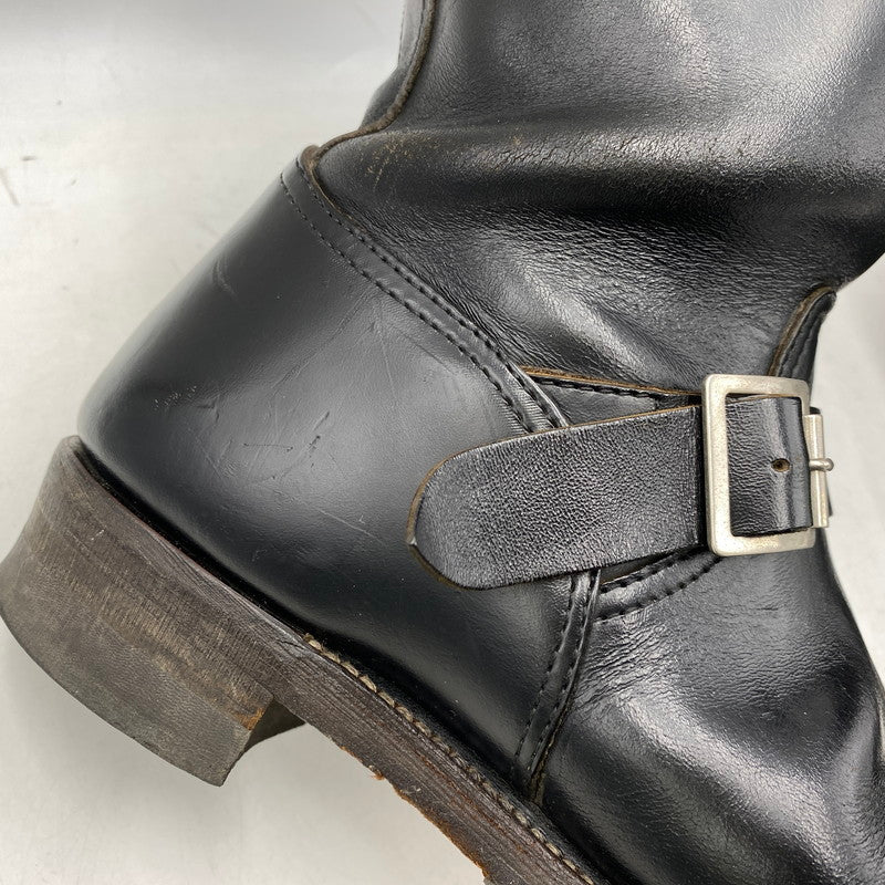 【現状渡し品】【メンズ/レディース】 BUCO ブコ REAL MCCOY'S リアルマッコイズ D131-4061#9900 HORSE HIDE ENGINEER BOOTS ホース ハイド エンジニア ブーツ 靴 164-260813-kh-04-izu サイズ：7 1/2 カラー：ブラック 万代Net店