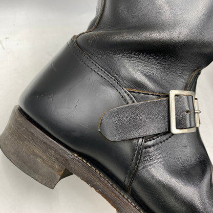 【現状渡し品】【メンズ/レディース】 BUCO ブコ REAL MCCOY'S リアルマッコイズ D131-4061#9900 HORSE HIDE ENGINEER BOOTS ホース ハイド エンジニア ブーツ 靴 164-260813-kh-04-izu サイズ：7 1/2 カラー：ブラック 万代Net店