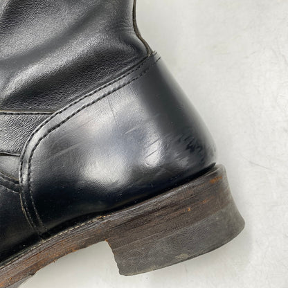 【現状渡し品】【メンズ/レディース】 BUCO ブコ REAL MCCOY'S リアルマッコイズ D131-4061#9900 HORSE HIDE ENGINEER BOOTS ホース ハイド エンジニア ブーツ 靴 164-260813-kh-04-izu サイズ：7 1/2 カラー：ブラック 万代Net店