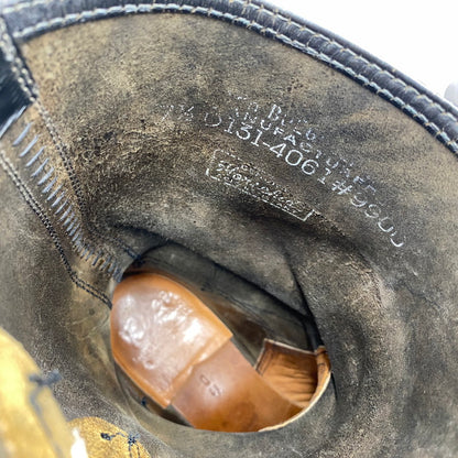 【現状渡し品】【メンズ/レディース】 BUCO ブコ REAL MCCOY'S リアルマッコイズ D131-4061#9900 HORSE HIDE ENGINEER BOOTS ホース ハイド エンジニア ブーツ 靴 164-260813-kh-04-izu サイズ：7 1/2 カラー：ブラック 万代Net店