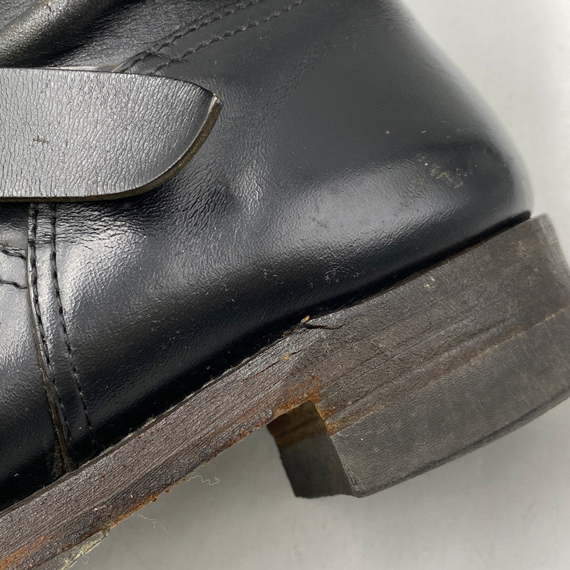 【現状渡し品】【メンズ/レディース】 BUCO ブコ REAL MCCOY'S リアルマッコイズ D131-4061#9900 HORSE HIDE ENGINEER BOOTS ホース ハイド エンジニア ブーツ 靴 164-260813-kh-04-izu サイズ：7 1/2 カラー：ブラック 万代Net店
