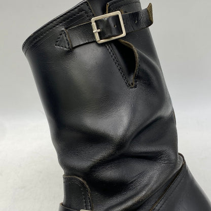 【現状渡し品】【メンズ/レディース】 BUCO ブコ REAL MCCOY'S リアルマッコイズ D131-4061#9900 HORSE HIDE ENGINEER BOOTS ホース ハイド エンジニア ブーツ 靴 164-260813-kh-04-izu サイズ：7 1/2 カラー：ブラック 万代Net店