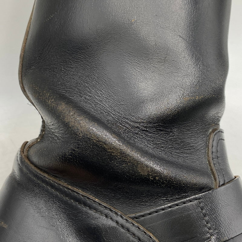 【現状渡し品】【メンズ/レディース】 BUCO ブコ REAL MCCOY'S リアルマッコイズ D131-4061#9900 HORSE HIDE ENGINEER BOOTS ホース ハイド エンジニア ブーツ 靴 164-260813-kh-04-izu サイズ：7 1/2 カラー：ブラック 万代Net店
