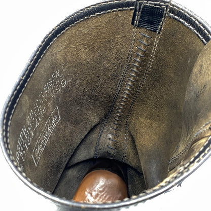 【現状渡し品】【メンズ/レディース】 BUCO ブコ REAL MCCOY'S リアルマッコイズ D131-4061#9900 HORSE HIDE ENGINEER BOOTS ホース ハイド エンジニア ブーツ 靴 164-260813-kh-04-izu サイズ：7 1/2 カラー：ブラック 万代Net店