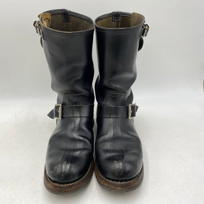 【現状渡し品】【メンズ/レディース】 BUCO ブコ REAL MCCOY'S リアルマッコイズ D131-4061#9900 HORSE HIDE ENGINEER BOOTS ホース ハイド エンジニア ブーツ 靴 164-260813-kh-04-izu サイズ：7 1/2 カラー：ブラック 万代Net店