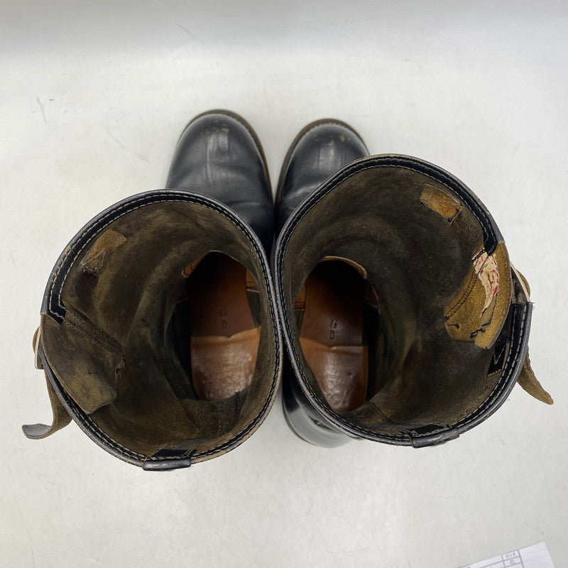 【現状渡し品】【メンズ/レディース】 BUCO ブコ REAL MCCOY'S リアルマッコイズ D131-4061#9900 HORSE HIDE ENGINEER BOOTS ホース ハイド エンジニア ブーツ 靴 164-260813-kh-04-izu サイズ：7 1/2 カラー：ブラック 万代Net店