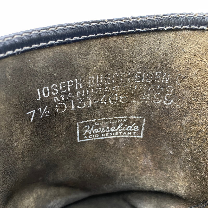 【現状渡し品】【メンズ/レディース】 BUCO ブコ REAL MCCOY'S リアルマッコイズ D131-4061#9900 HORSE HIDE ENGINEER BOOTS ホース ハイド エンジニア ブーツ 靴 164-260813-kh-04-izu サイズ：7 1/2 カラー：ブラック 万代Net店