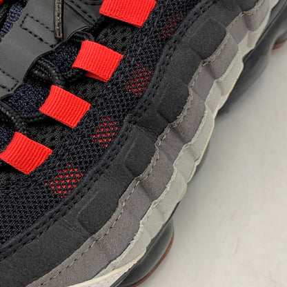 【中古品】【メンズ】 NIKE ナイキ AJ7292-101 AIR VAPORMAX エアー ヴェイパーマックス 95 スニーカー シューズ 靴 160-260824-ya-27-izu サイズ：31cm カラー：ブラック×レッド 万代Net店