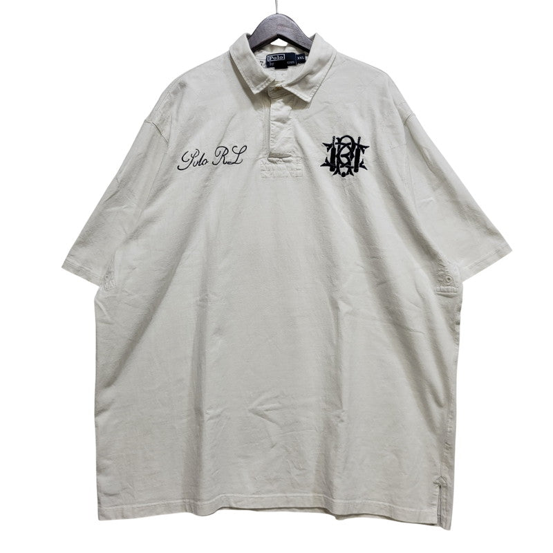 【中古品】【メンズ】 Polo by Ralph Lauren ポロバイラルフローレン #3 POLO RL S/S POLO SHIRT 半袖 ポロシャツ 146-260824-as-02-izu サイズ：XXL カラー：ホワイト 万代Net店
