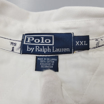【中古品】【メンズ】 Polo by Ralph Lauren ポロバイラルフローレン #3 POLO RL S/S POLO SHIRT 半袖 ポロシャツ 146-260824-as-02-izu サイズ：XXL カラー：ホワイト 万代Net店