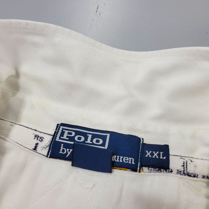 【中古品】【メンズ】 Polo by Ralph Lauren ポロバイラルフローレン #3 POLO RL S/S POLO SHIRT 半袖 ポロシャツ 146-260824-as-02-izu サイズ：XXL カラー：ホワイト 万代Net店