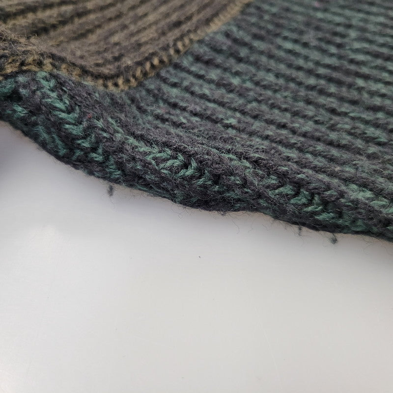 【中古品】【メンズ】 BEL MONDO ベルモンド LAMPO ZIP LAMA WOOL ACRYLIC ZIP KNIT SHIRT ラマウール アクリル ジップ ニット 146-260824-as-06-izu サイズ：50 カラー：マルチカラー 万代Net店
