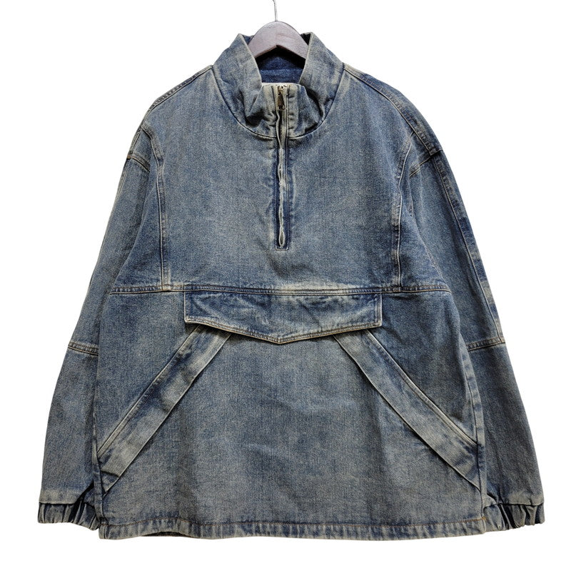 【中古品】【メンズ】 UNDREST アンドレスト DENIM ANORAK JACKET デニムアノラックジャケット 147-260824-as-05-izu サイズ：L カラー：インディゴ 万代Net店