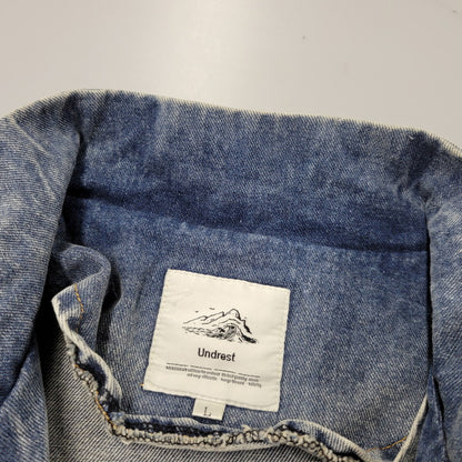 【中古品】【メンズ】 UNDREST アンドレスト DENIM ANORAK JACKET デニムアノラックジャケット 147-260824-as-05-izu サイズ：L カラー：インディゴ 万代Net店