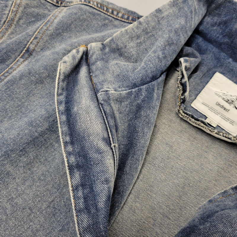 【中古品】【メンズ】 UNDREST アンドレスト DENIM ANORAK JACKET デニムアノラックジャケット 147-260824-as-05-izu サイズ：L カラー：インディゴ 万代Net店
