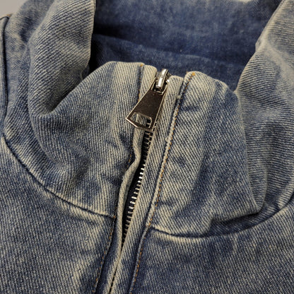 【中古品】【メンズ】 UNDREST アンドレスト DENIM ANORAK JACKET デニムアノラックジャケット 147-260824-as-05-izu サイズ：L カラー：インディゴ 万代Net店