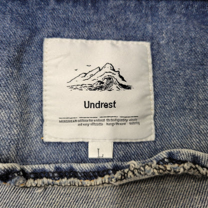 【中古品】【メンズ】 UNDREST アンドレスト DENIM ANORAK JACKET デニムアノラックジャケット 147-260824-as-05-izu サイズ：L カラー：インディゴ 万代Net店