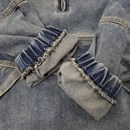 【中古品】【メンズ】 UNDREST アンドレスト DENIM ANORAK JACKET デニムアノラックジャケット 147-260824-as-05-izu サイズ：L カラー：インディゴ 万代Net店