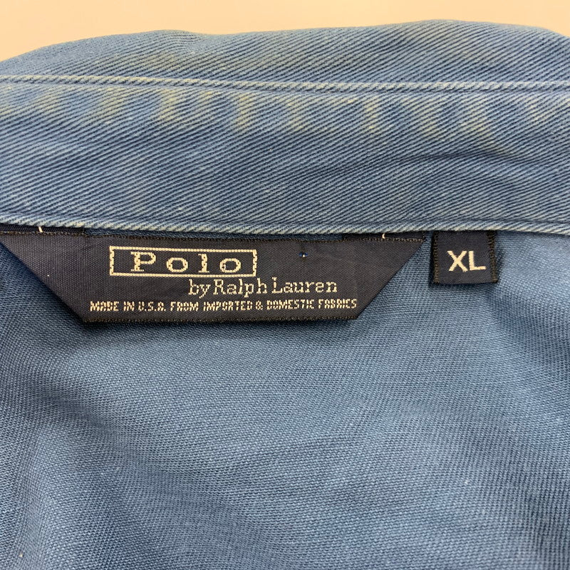 【中古品】【メンズ】 Polo by Ralph Lauren ポロバイラルフローレン SWING TOP スイングトップ USA製 チンスト付き ジャケット 146-260813-as-02-izu サイズ：XL カラー：ブルー 万代Net店