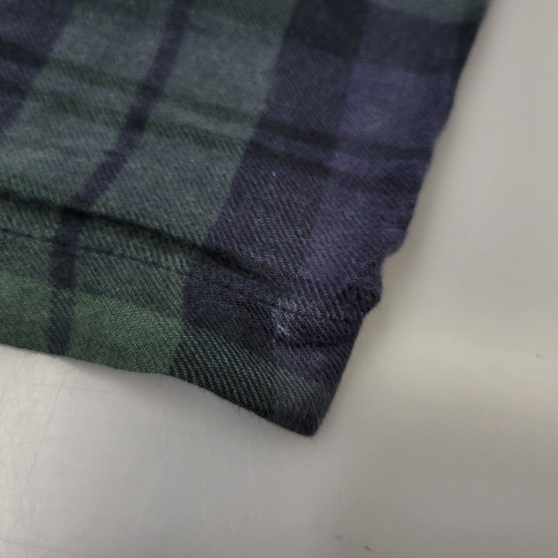 【中古品】【メンズ】 Polo by Ralph Lauren ポロバイラルフローレン SLEEPWEAR CHECK PAJAMAS PANTS スリープウェア チェック パジャマ パンツ 157-260824-as-11-izu サイズ：S カラー：グリーン×ネイビー 万代Net店