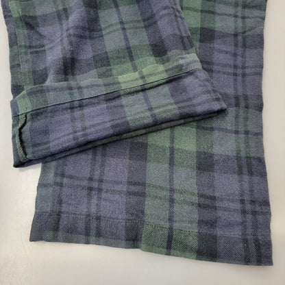 【中古品】【メンズ】 Polo by Ralph Lauren ポロバイラルフローレン SLEEPWEAR CHECK PAJAMAS PANTS スリープウェア チェック パジャマ パンツ 157-260824-as-11-izu サイズ：S カラー：グリーン×ネイビー 万代Net店