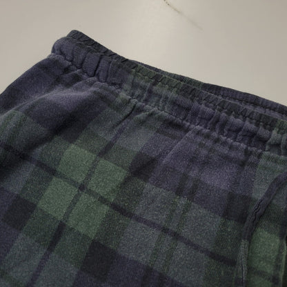 【中古品】【メンズ】 Polo by Ralph Lauren ポロバイラルフローレン SLEEPWEAR CHECK PAJAMAS PANTS スリープウェア チェック パジャマ パンツ 157-260824-as-11-izu サイズ：S カラー：グリーン×ネイビー 万代Net店