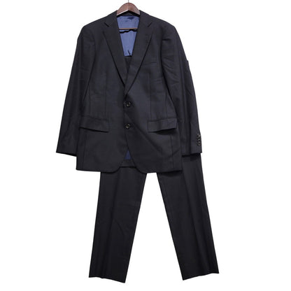 【中古品】【メンズ】 TWENTY FOUR SEVEN 24/7 WOOL 2B TAILORED SUIT SET UP テーラード スーツ セットアップ 147-260824-as-07-izu サイズ：胸囲92 胴囲78 身長175 カラー：ブラック 万代Net店