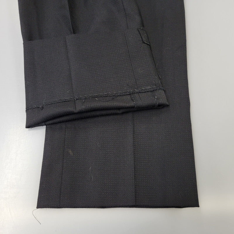 【中古品】【メンズ】 TWENTY FOUR SEVEN 24/7 WOOL 2B TAILORED SUIT SET UP テーラード スーツ セットアップ 147-260824-as-07-izu サイズ：胸囲92 胴囲78 身長175 カラー：ブラック 万代Net店