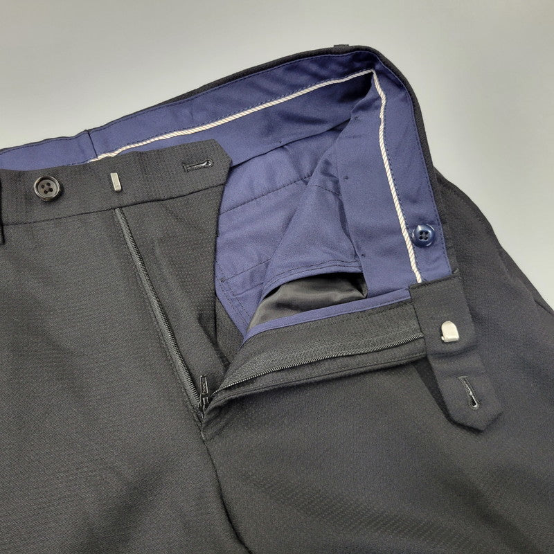 【中古品】【メンズ】 TWENTY FOUR SEVEN 24/7 WOOL 2B TAILORED SUIT SET UP テーラード スーツ セットアップ 147-260824-as-07-izu サイズ：胸囲92 胴囲78 身長175 カラー：ブラック 万代Net店