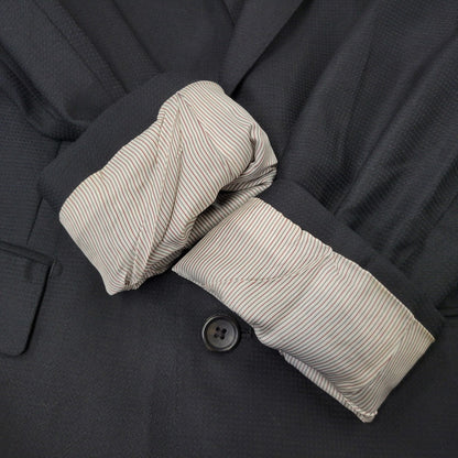 【中古品】【メンズ】 TWENTY FOUR SEVEN 24/7 WOOL 2B TAILORED SUIT SET UP テーラード スーツ セットアップ 147-260824-as-07-izu サイズ：胸囲92 胴囲78 身長175 カラー：ブラック 万代Net店
