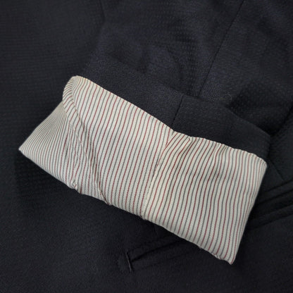 【中古品】【メンズ】 TWENTY FOUR SEVEN 24/7 WOOL 2B TAILORED SUIT SET UP テーラード スーツ セットアップ 147-260824-as-07-izu サイズ：胸囲92 胴囲78 身長175 カラー：ブラック 万代Net店