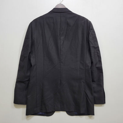 【中古品】【メンズ】 TWENTY FOUR SEVEN 24/7 WOOL 2B TAILORED SUIT SET UP テーラード スーツ セットアップ 147-260824-as-07-izu サイズ：胸囲92 胴囲78 身長175 カラー：ブラック 万代Net店