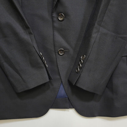 【中古品】【メンズ】 TWENTY FOUR SEVEN 24/7 WOOL 2B TAILORED SUIT SET UP テーラード スーツ セットアップ 147-260824-as-07-izu サイズ：胸囲92 胴囲78 身長175 カラー：ブラック 万代Net店
