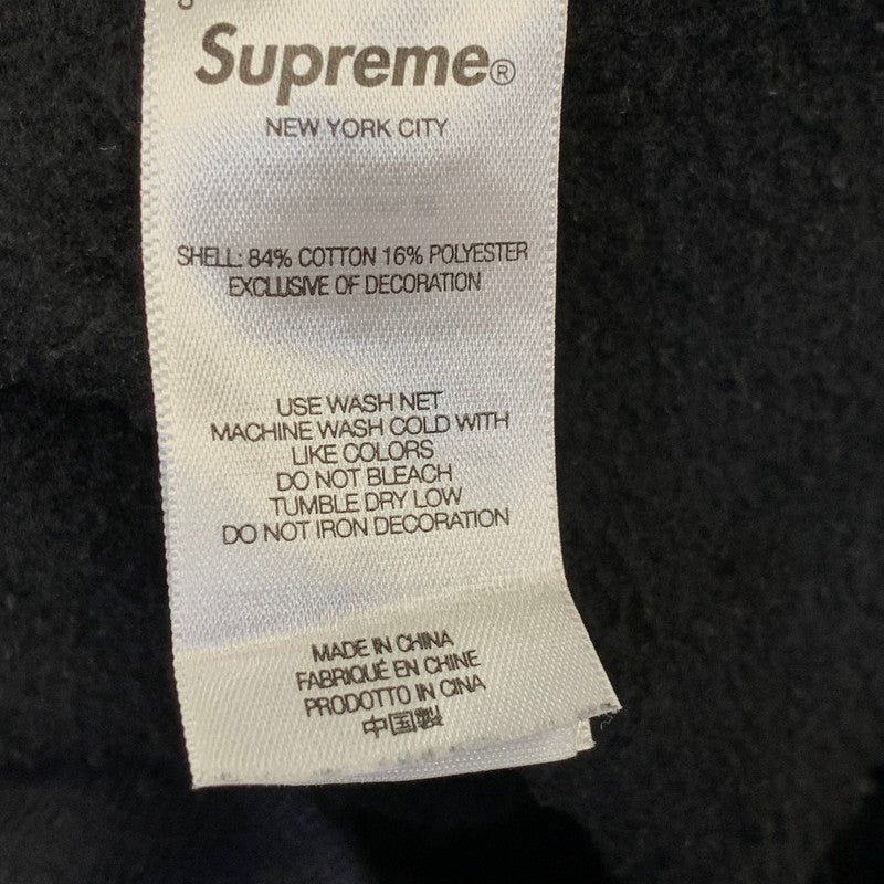 【中古品】【メンズ】 SUPREME シュプリーム FRAYED HOODED SWEATSHIRT フレイド フーデッド スウェットシャツ パーカー トップス 149-260813-kh-05-izu サイズ：XXL カラー：ブラック 万代Net店