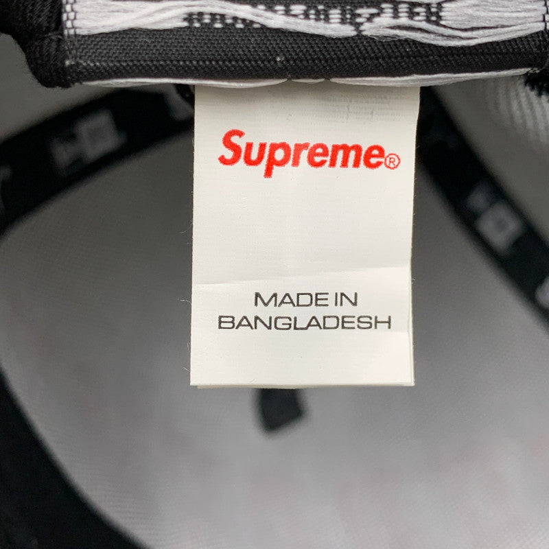 【中古品】【メンズ】 SUPREME シュプリーム × NEWERA ニューエラ GOTHIC OUTLINE ADJUSTABLE ゴシック アウトライン アジャスタブル 帽子 キャップ 185-260813-kh-07-izu サイズ：F カラー：グレー 万代Net店