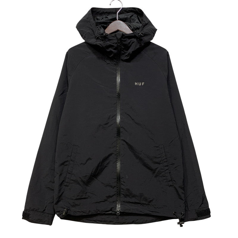 【中古品】【メンズ】 HUF ハフ STANDARD SHELL JACKET スタンダード シェル ジャケット アウター 142-260827-cs-07-izu サイズ：M カラー：ブラック 万代Net店