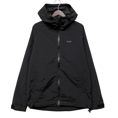 【中古品】【メンズ】 HUF ハフ STANDARD SHELL JACKET スタンダード シェル ジャケット アウター 142-260827-cs-07-izu サイズ：M カラー：ブラック 万代Net店
