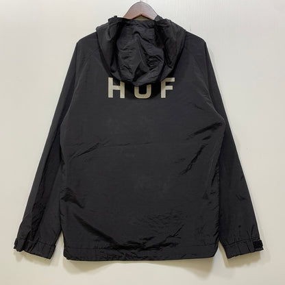 【中古品】【メンズ】 HUF ハフ STANDARD SHELL JACKET スタンダード シェル ジャケット アウター 142-260827-cs-07-izu サイズ：M カラー：ブラック 万代Net店