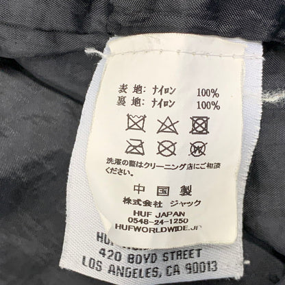 【中古品】【メンズ】 HUF ハフ STANDARD SHELL JACKET スタンダード シェル ジャケット アウター 142-260827-cs-07-izu サイズ：M カラー：ブラック 万代Net店