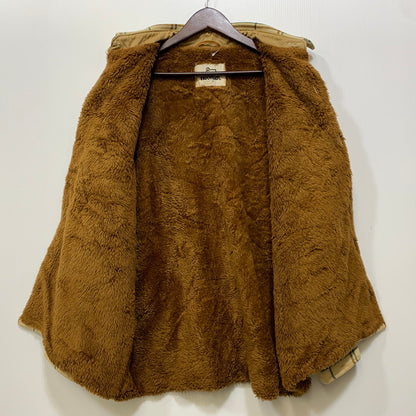 【現状渡し品】【メンズ】 WOOLRICH ウールリッチ 70’S FLEECELINER CHECK JACKET フリース ライナー チェック ジャケット アウター 146-260827-cs-10-izu サイズ：L カラー：クリーム 万代Net店