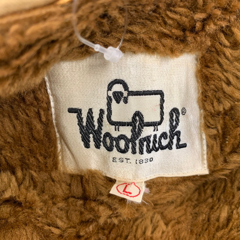 【現状渡し品】【メンズ】 WOOLRICH ウールリッチ 70’S FLEECELINER CHECK JACKET フリース ライナー チェック ジャケット アウター 146-260827-cs-10-izu サイズ：L カラー：クリーム 万代Net店