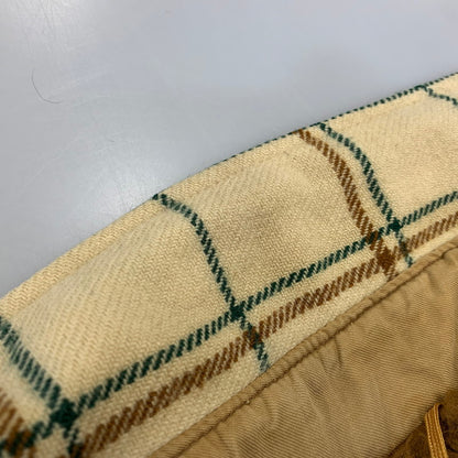 【現状渡し品】【メンズ】 WOOLRICH ウールリッチ 70’S FLEECELINER CHECK JACKET フリース ライナー チェック ジャケット アウター 146-260827-cs-10-izu サイズ：L カラー：クリーム 万代Net店