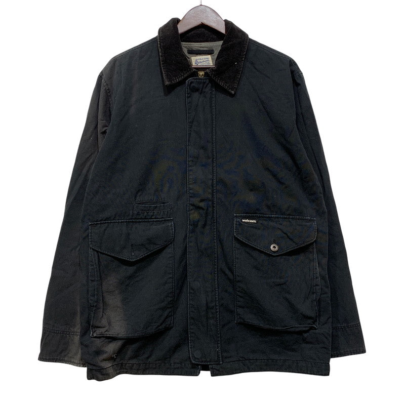 【現状渡し品】【メンズ】 VOLCOM WORKWEAR ボルコム ワークウエア WORK JACKET ワーク ジャケット アウター 142-260827-cs-08-izu サイズ：S カラー：ブラック 万代Net店