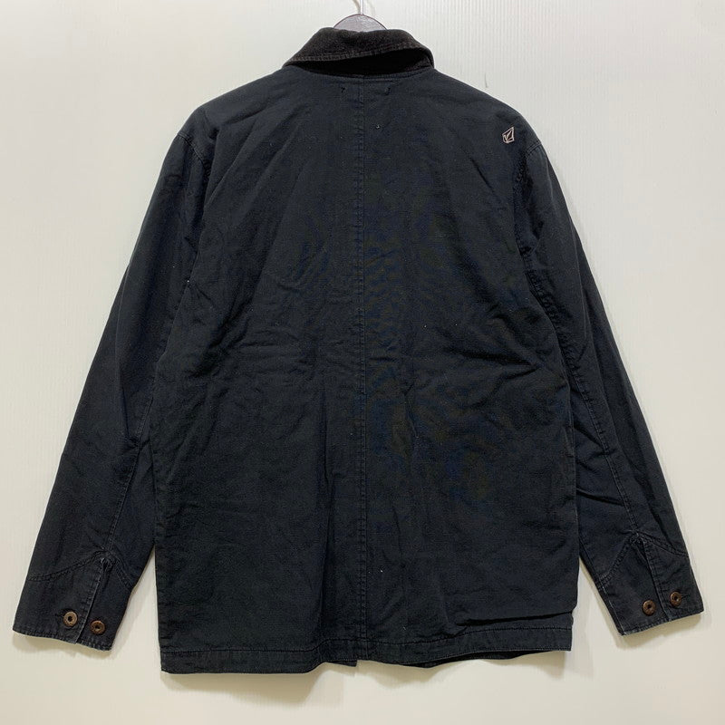【現状渡し品】【メンズ】 VOLCOM WORKWEAR ボルコム ワークウエア WORK JACKET ワーク ジャケット アウター 142-260827-cs-08-izu サイズ：S カラー：ブラック 万代Net店