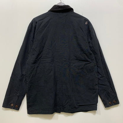 【現状渡し品】【メンズ】 VOLCOM WORKWEAR ボルコム ワークウエア WORK JACKET ワーク ジャケット アウター 142-260827-cs-08-izu サイズ：S カラー：ブラック 万代Net店