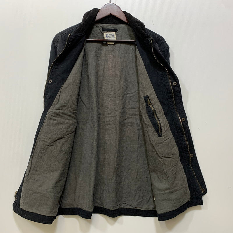 【現状渡し品】【メンズ】 VOLCOM WORKWEAR ボルコム ワークウエア WORK JACKET ワーク ジャケット アウター 142-260827-cs-08-izu サイズ：S カラー：ブラック 万代Net店