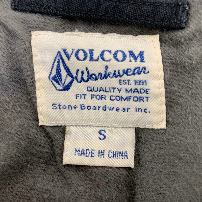 【現状渡し品】【メンズ】 VOLCOM WORKWEAR ボルコム ワークウエア WORK JACKET ワーク ジャケット アウター 142-260827-cs-08-izu サイズ：S カラー：ブラック 万代Net店