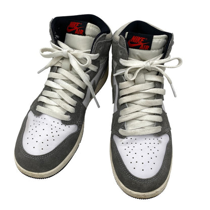 【中古品】【レディース】 NIKE ナイキ FD1437-051 GS AIR JORDAN 1 RETRO HIGH OG エア ジョーダン 1 レトロ ハイ OG スニーカー 靴 166-260829-kh-12-izu サイズ：24 カラー：BLACK/FIRE RED-WHITE-LIGHT SMOKE GREY 万代Net店
