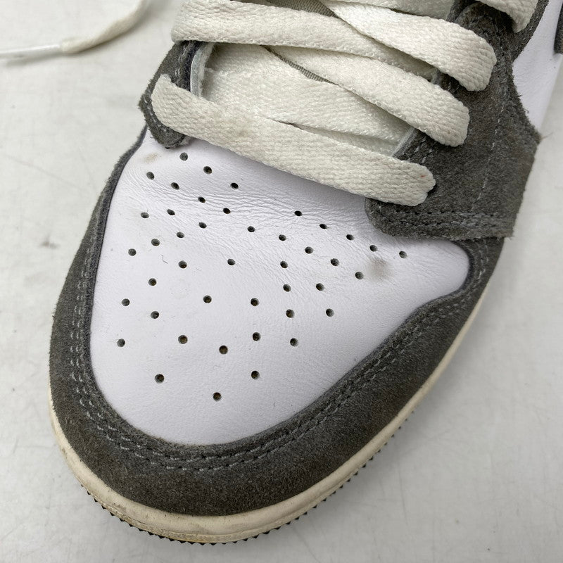 【中古品】【レディース】 NIKE ナイキ FD1437-051 GS AIR JORDAN 1 RETRO HIGH OG エア ジョーダン 1 レトロ ハイ OG スニーカー 靴 166-260829-kh-12-izu サイズ：24 カラー：BLACK/FIRE RED-WHITE-LIGHT SMOKE GREY 万代Net店