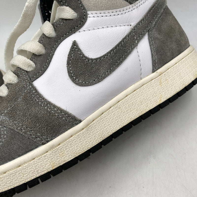 【中古品】【レディース】 NIKE ナイキ FD1437-051 GS AIR JORDAN 1 RETRO HIGH OG エア ジョーダン 1 レトロ ハイ OG スニーカー 靴 166-260829-kh-12-izu サイズ：24 カラー：BLACK/FIRE RED-WHITE-LIGHT SMOKE GREY 万代Net店